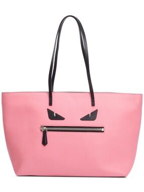 Fendi Monster pink Tote Bag monster eyes Authentic